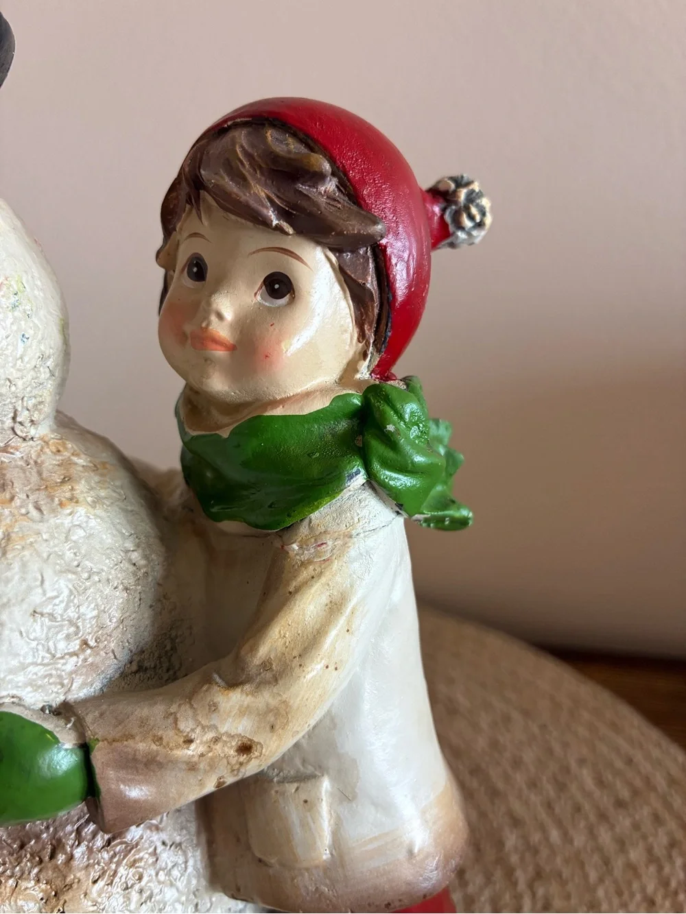 Hobby Lobby Children with Snowman Holiday Figurine